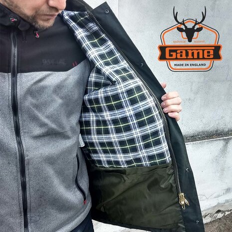 Game Classic Groen Winter Waxjas Game Classic Groen Winter Waxjas