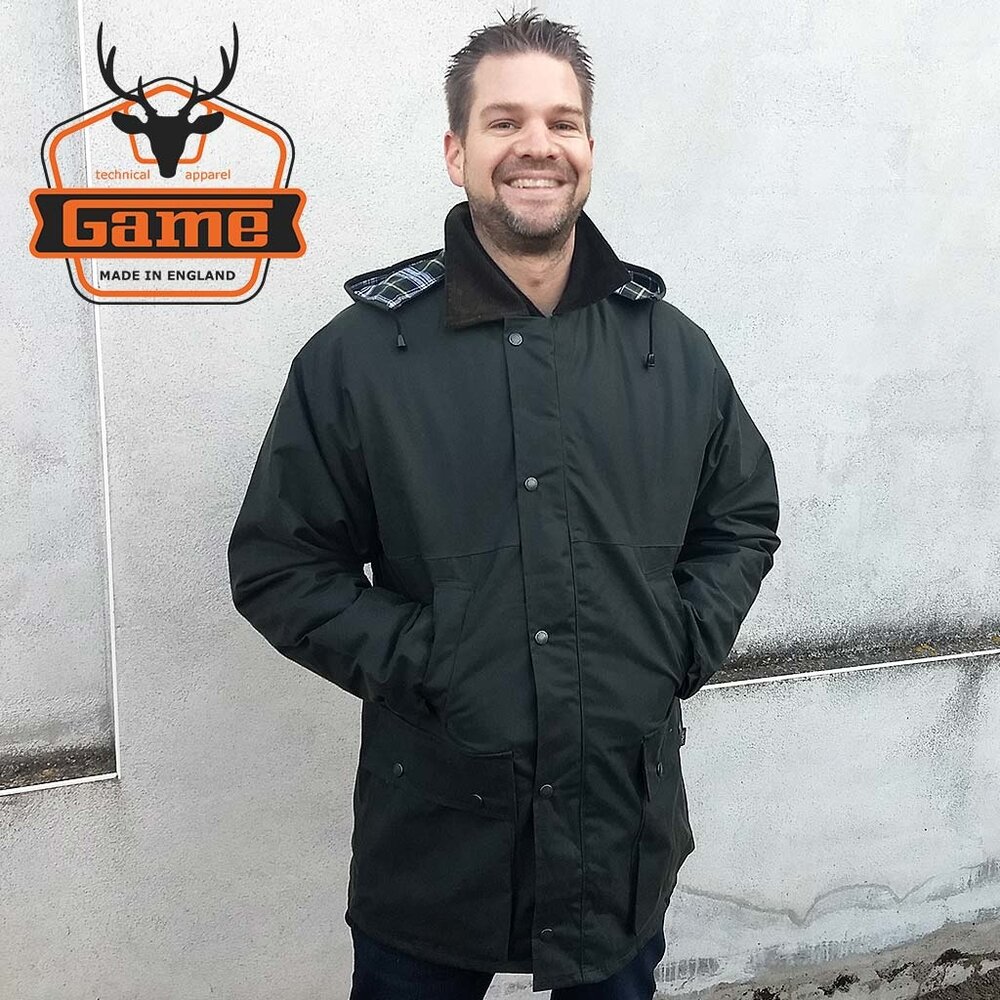 Game Classic Groen Winter Waxjas Game Classic Groen Winter Waxjas
