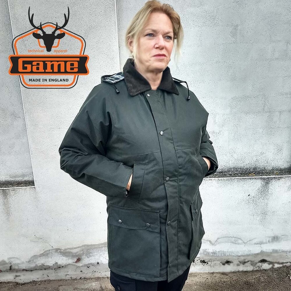 Game Classic Groen Winter Waxjas Game Classic Groen Winter Waxjas