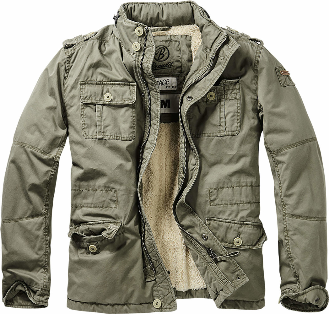 Brandit Britannia Olive Winter Jas Heren Brandit Britannia Olive Winter Jas Heren