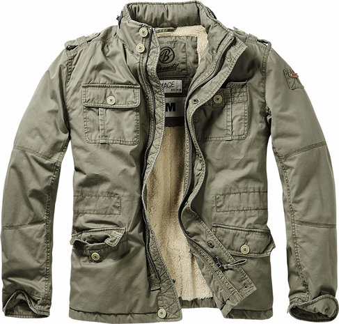 Brandit Britannia Olive Winter Jas Heren Brandit Britannia Olive Winter Jas Heren