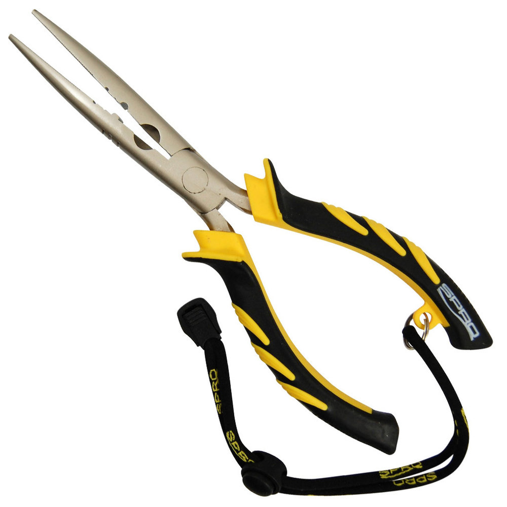 Spro Bent Long Nose Pliers 23 cm. Tang Spro Bent Long Nose Pliers 23 cm. Tang