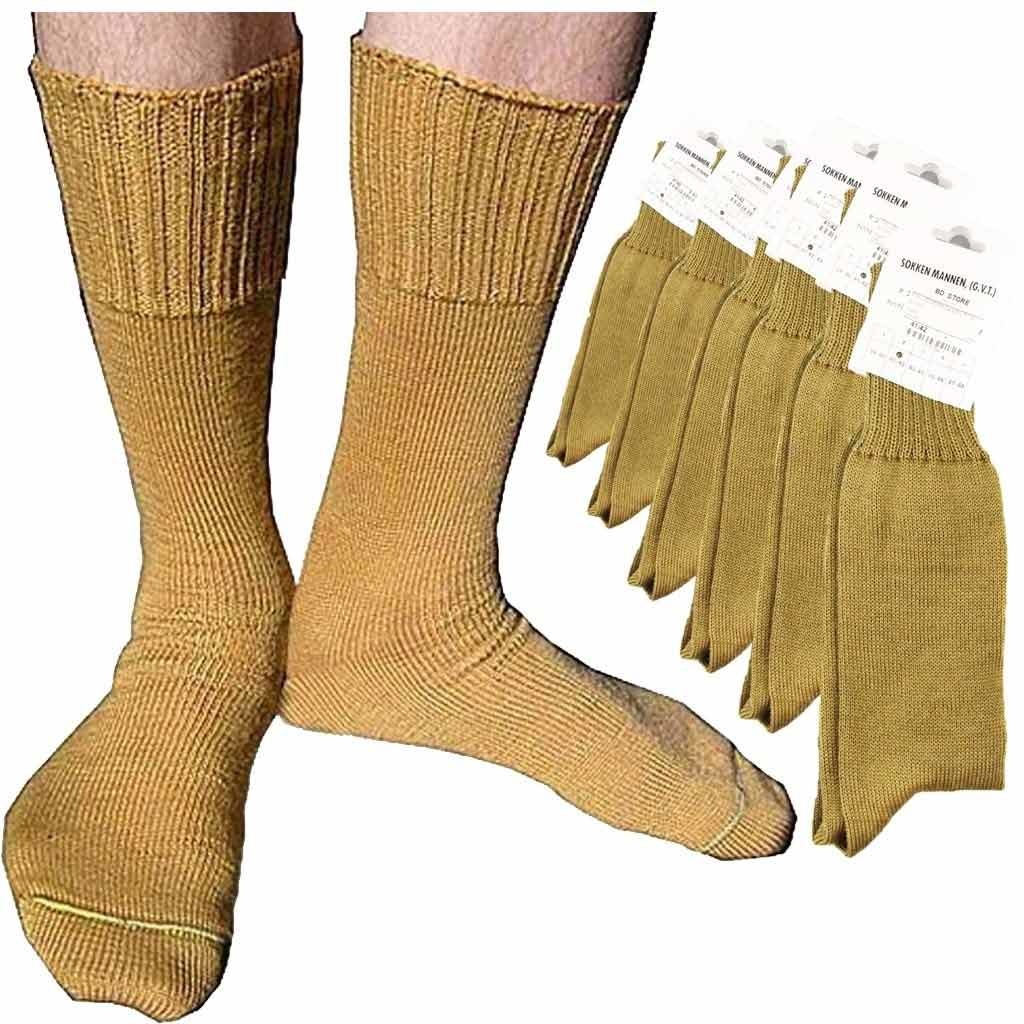 Aanbieding 6 Paar Nederlandse Legersokken Kaki Aanbieding 6 Paar Nederlandse Legersokken Kaki