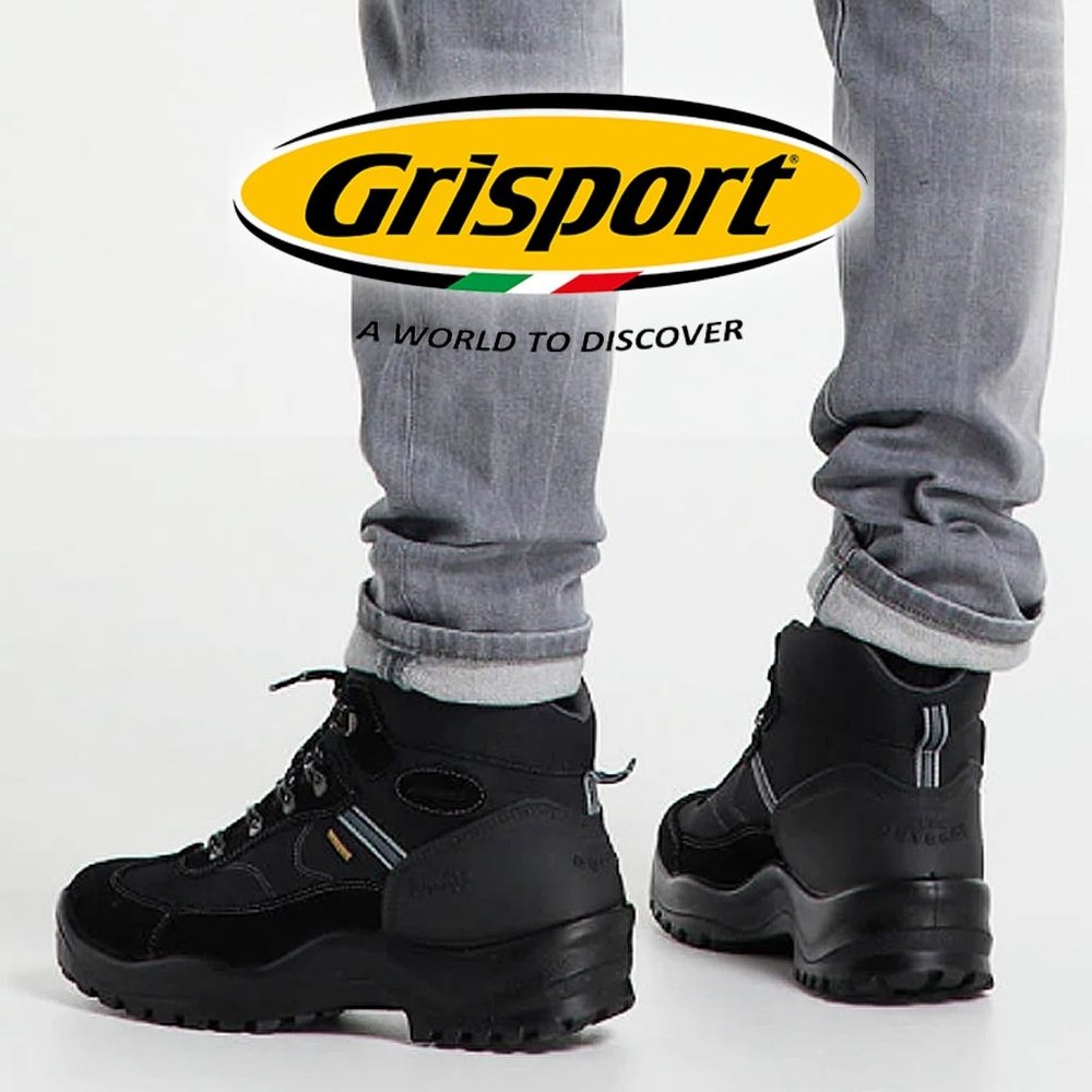 Grisport Torino Mid Zwart Wandelschoenen Grisport Torino Mid Zwart Wandelschoenen