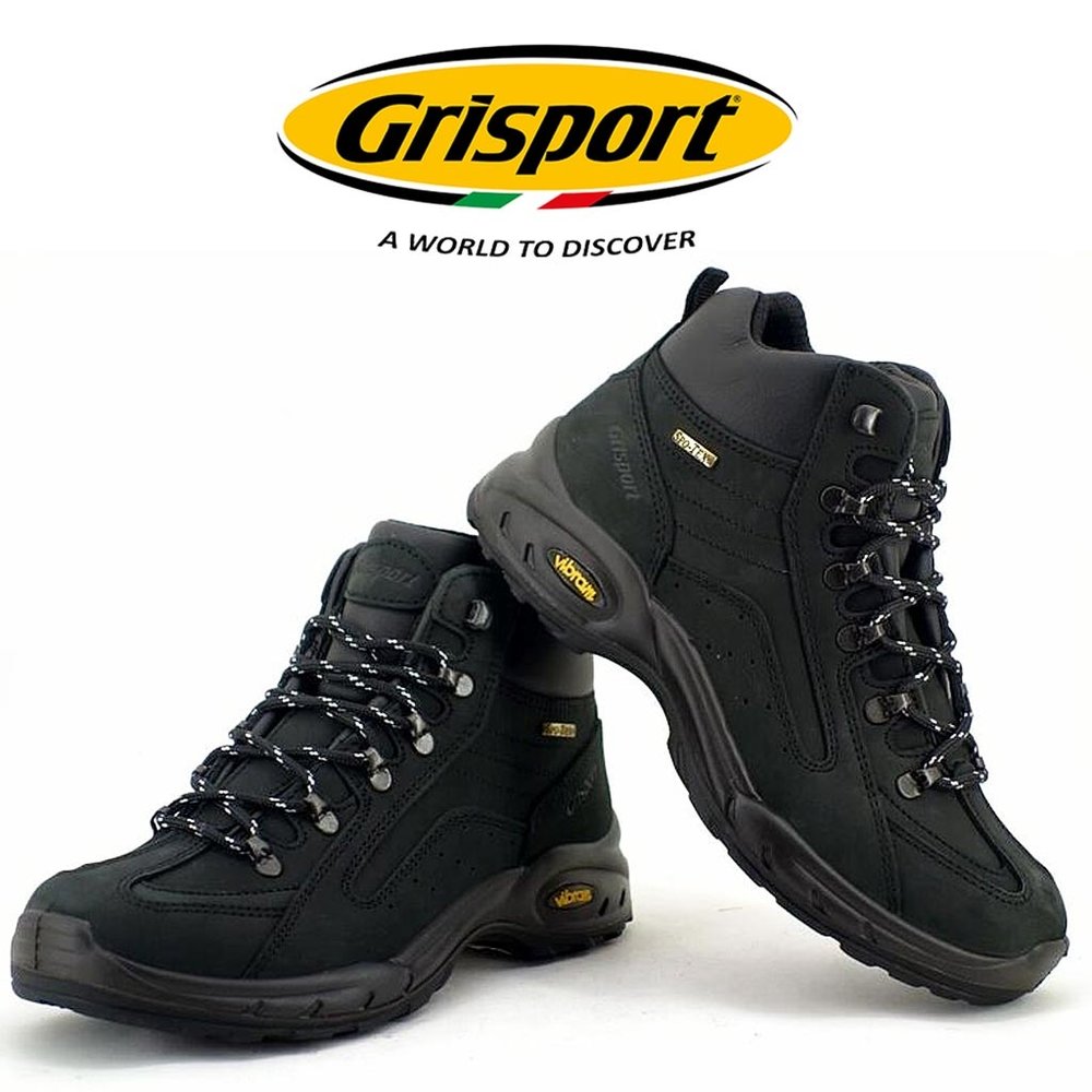 Grisport Travel Mid Zwart Wandelschoenen Grisport Travel Mid Zwart Wandelschoenen