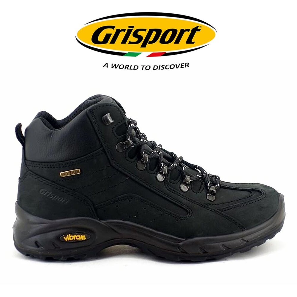 Grisport Travel Mid Zwart Wandelschoenen Grisport Travel Mid Zwart Wandelschoenen