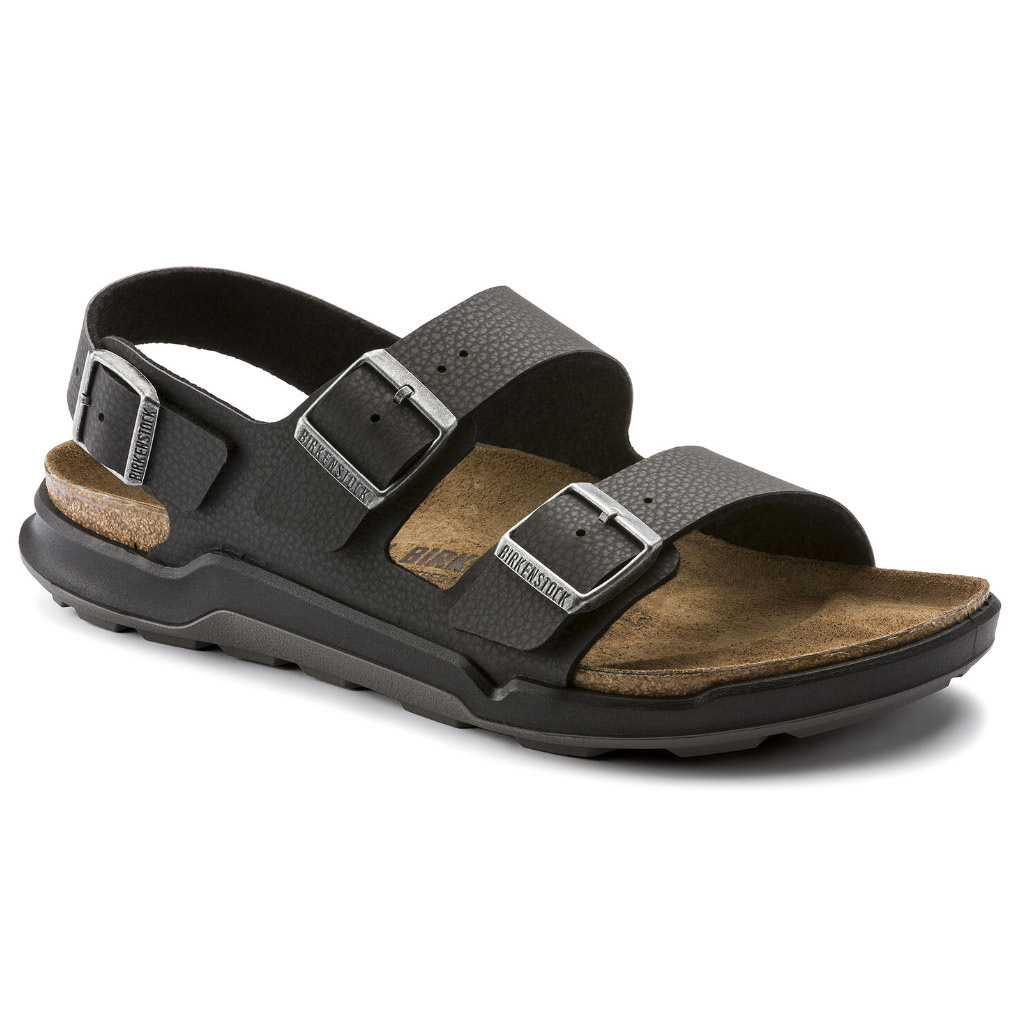 Birkenstock Milano CT Desert Soil Black Sandalen Heren