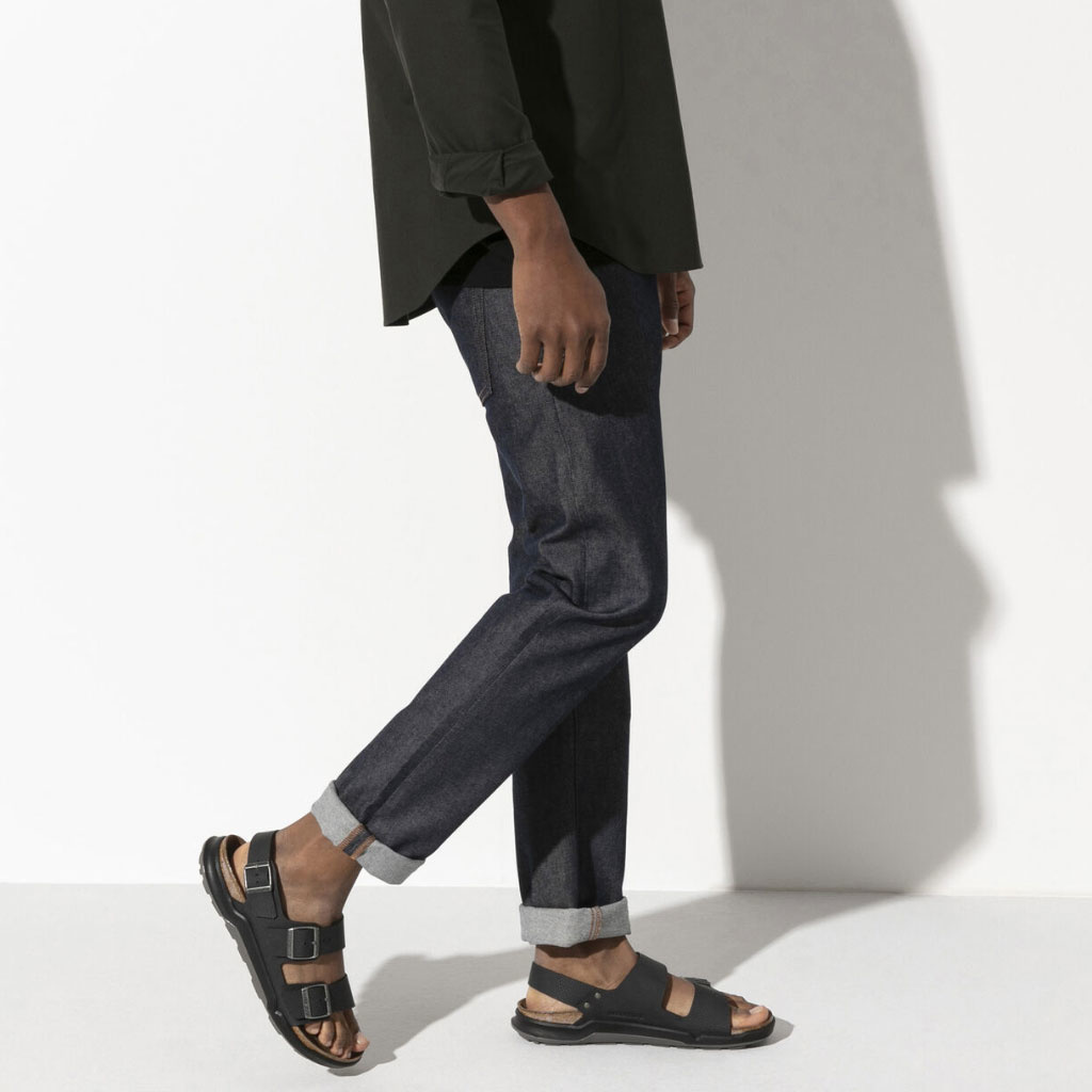 Birkenstock Milano CT Desert Soil Black Sandalen Heren