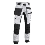 4WORK Jerez Premium Stretch Inserts Wit Schildersbroek