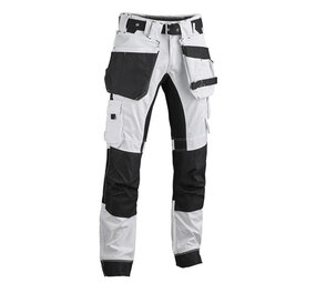 4WORK Jerez Premium Stretch Inserts Wit Schildersbroek 4WORK Jerez Premium Stretch Inserts Wit Schildersbroek