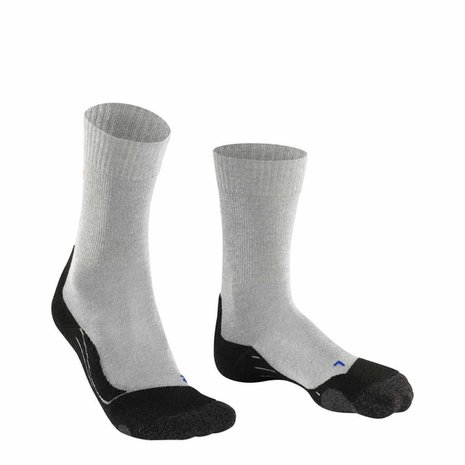 Falke TK2 Cool Licht Grijs Wandelsokken Heren Falke TK2 Cool Licht Grijs Wandelsokken Heren