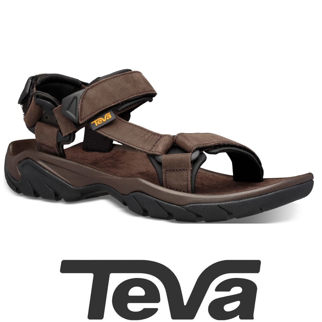 Teva Terra Fi 5 Universal Leather Turkish Coffee Sandalen Heren