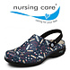 Nursing Care Clog Open Elastiek - Pleister Blauw Medische Klompen Nursing Care Clog Open Elastiek - Pleister Blauw Medische Klompen