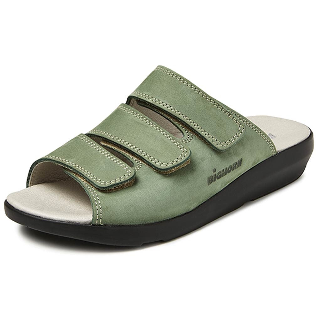 BigHorn 3201 Matte Groen Slippers Dames