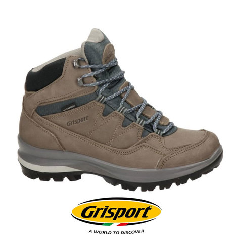 Grisport Bari Mid Bruin Wandelschoenen Dames
