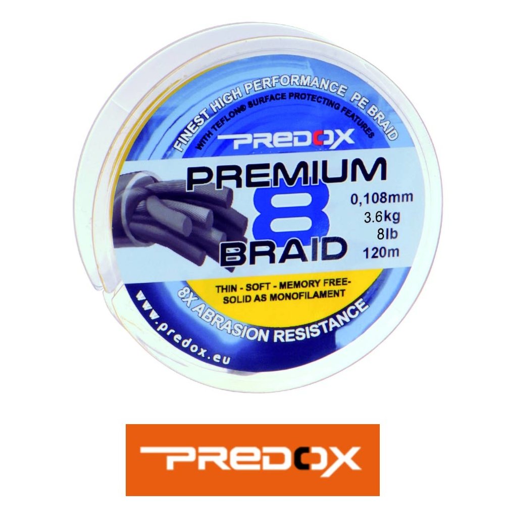 Predox Fusion Premium 8-Braid Fluo Yellow 120 Meter Vislijn Predox Fusion Premium 8-Braid Fluo Yellow 120 Meter Vislijn