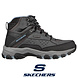 Skechers Selmen Charcoal Leather Wandelschoenen Dames Skechers Selmen Charcoal Leather Wandelschoenen Dames