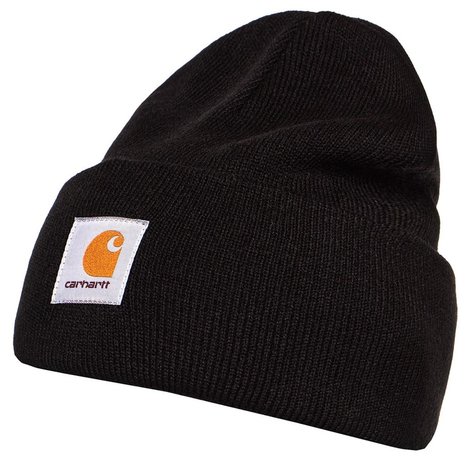 Carhartt A18 Watch Hat Zwart Muts Carhartt A18 Watch Hat Zwart Muts