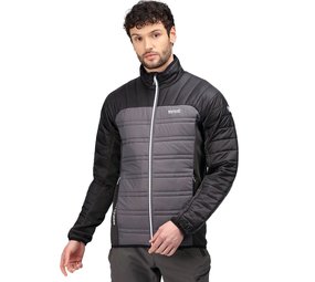 Regatta Halton Five Rhino Black Ash Outdoorjas Heren Regatta Halton Five Rhino Black Ash Outdoorjas Heren