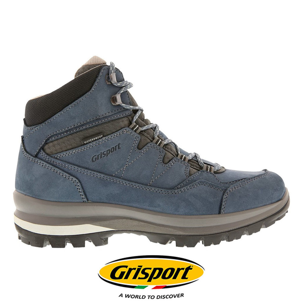 Grisport Bari Mid Blue Wandelschoenen Dames Grisport Bari Mid Blue Wandelschoenen Dames