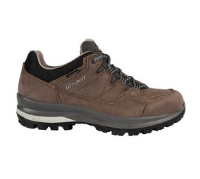 Grisport Bari Low Brown Wandelschoenen Dames Grisport Bari Low Brown Wandelschoenen Dames
