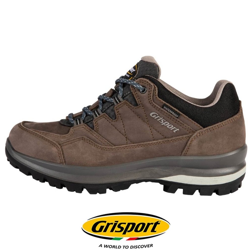 Grisport Bari Low Brown Wandelschoenen Dames Grisport Bari Low Brown Wandelschoenen Dames