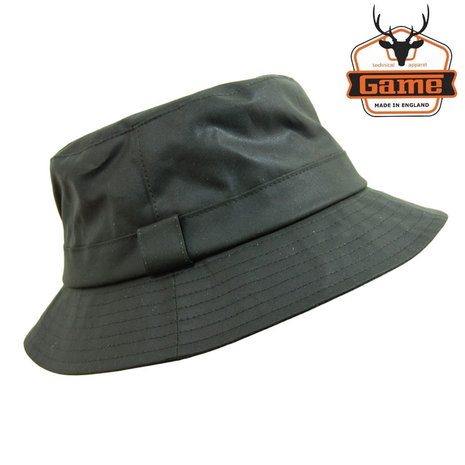 Game Wax Cotton Bush Hat Olive Vissershoedje Game Wax Cotton Bush Hat Olive Vissershoedje