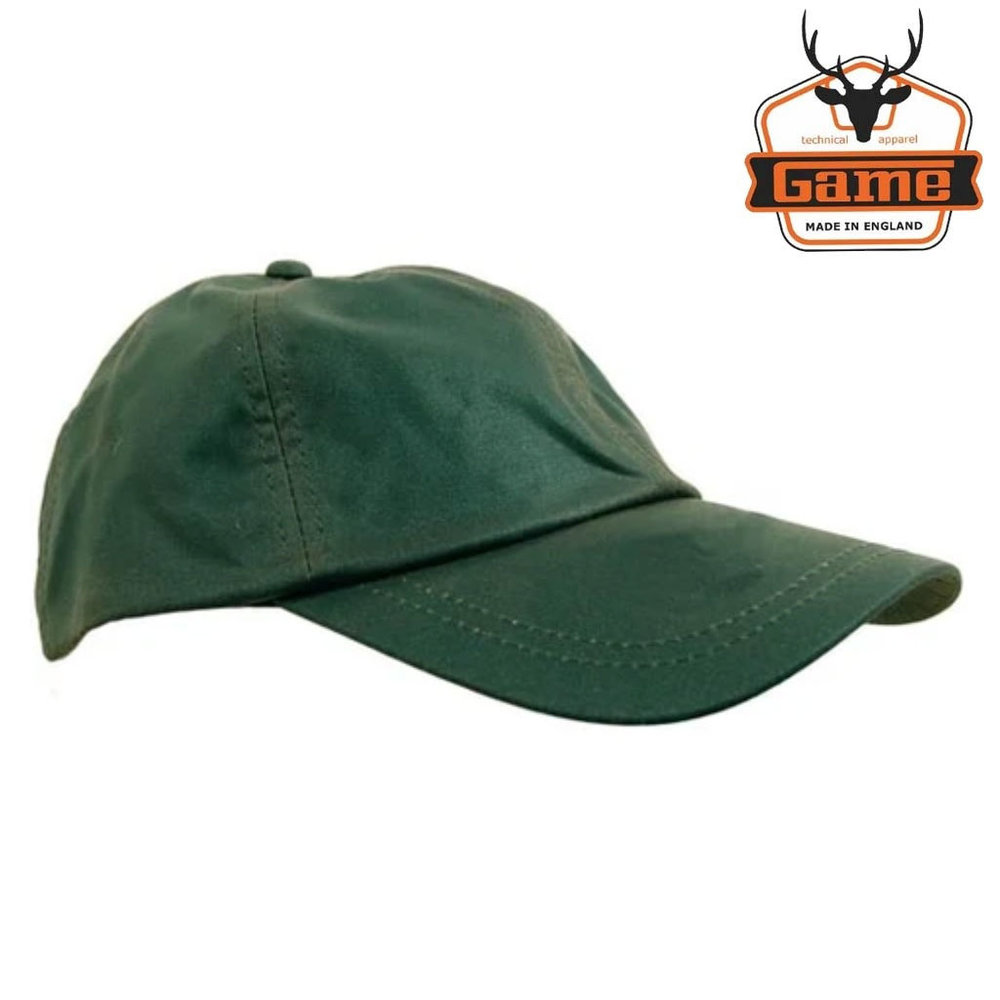 Game Game Wax Cotton Olive Baseball Cap