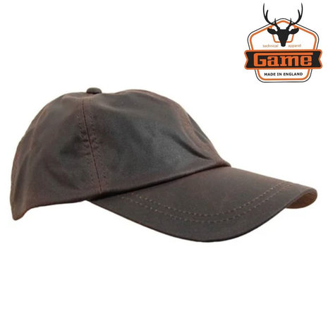 Game Game Wax Cotton Brown Baseball Cap Game Game Wax Cotton Brown Baseball Cap