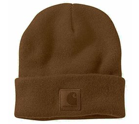 Carhartt Black Label Watch Hat Bruin Muts Carhartt Black Label Watch Hat Bruin Muts