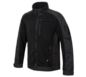 Brandit Functional Zwart Fleece Jas Heren Brandit Functional Zwart Fleece Jas Heren