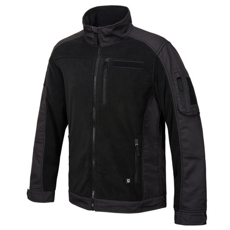 Brandit Functional Zwart Fleece Jas Heren
