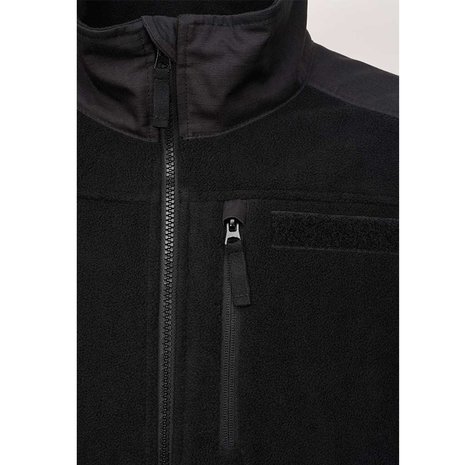 Brandit Functional Zwart Fleece Jas Heren