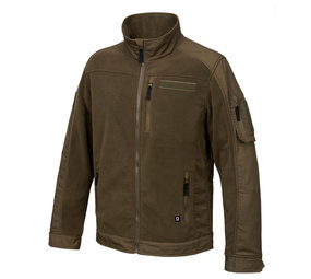 Brandit Functional Olive Fleece Jas Heren Brandit Functional Olive Fleece Jas Heren