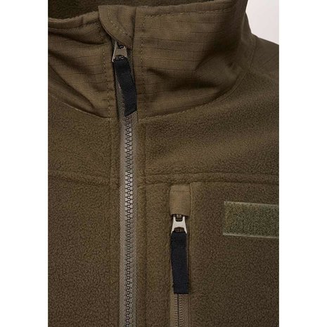 Brandit Functional Olive Fleece Jas Heren Brandit Functional Olive Fleece Jas Heren