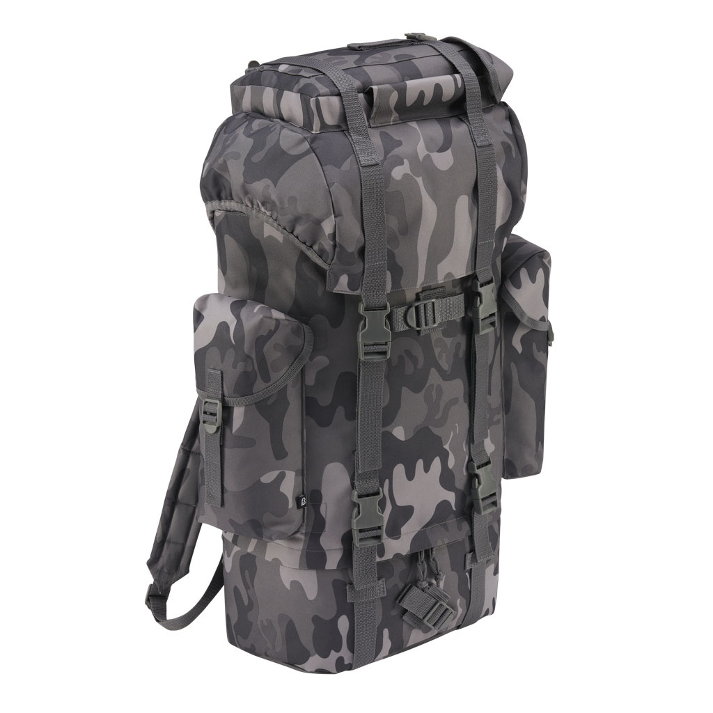 Combat Backpack Grey Camo 65 Liter Rugzak