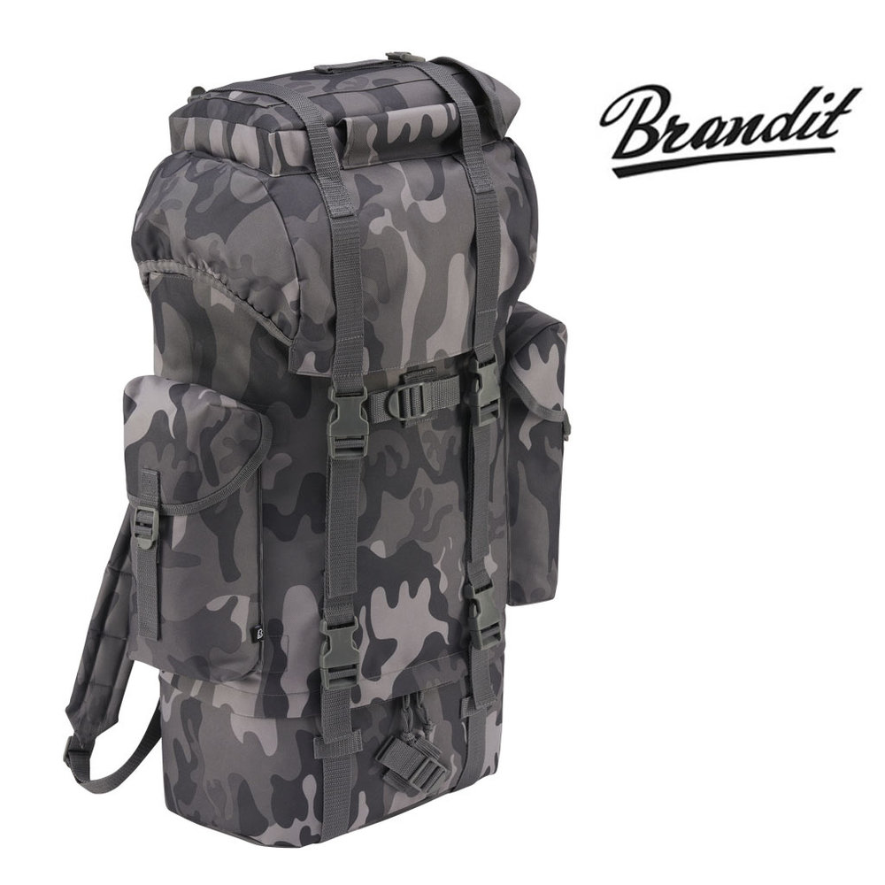 Brandit Combat Backpack Grey Camo 65 Liter Rugzak Brandit Combat Backpack Grey Camo 65 Liter Rugzak