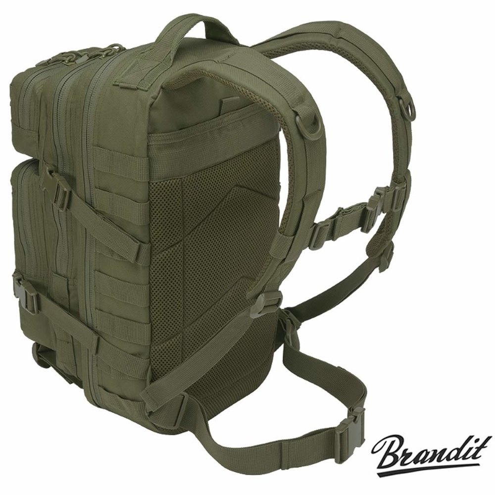 Brandit US Cooper Medium Olive 25 Liter Rugzak Brandit US Cooper Medium Olive 25 Liter Rugzak