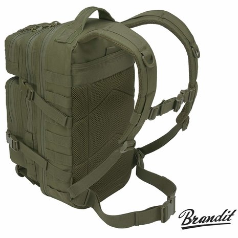 Brandit US Cooper Medium Olive 25 Liter Rugzak Brandit US Cooper Medium Olive 25 Liter Rugzak