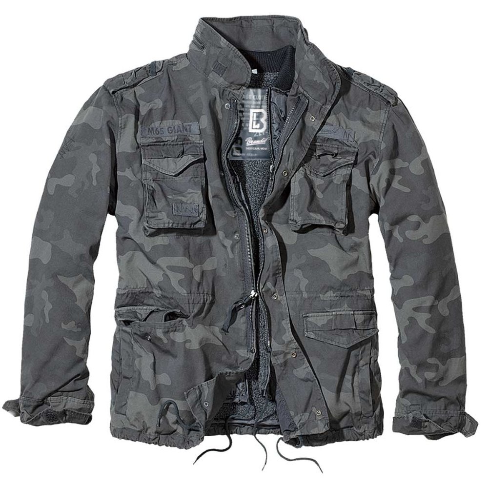 Brandit M-65 Giant Dark Camo Winterjas Heren Brandit M-65 Giant Dark Camo Winterjas Heren