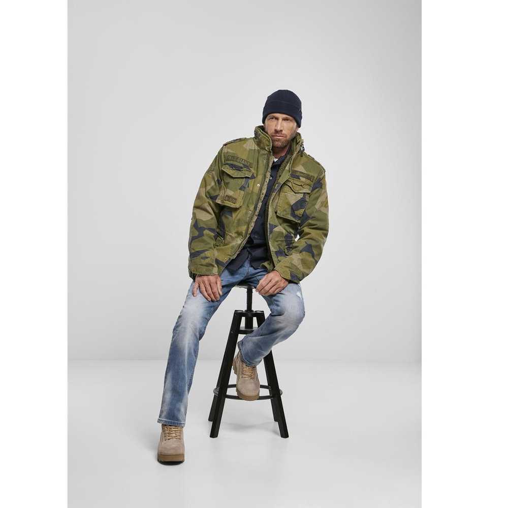 Brandit M-65 Giant Swedish Camo Winterjas Heren Brandit M-65 Giant Swedish Camo Winterjas Heren