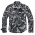 Vintage Shirt Longsleeve Grey Camo Overhemd Heren Vintage Shirt Longsleeve Grey Camo Overhemd Heren