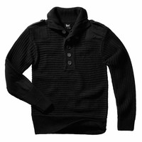 Brandit Alpin Pullover Zwart Sweater Heren