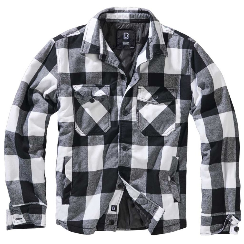 Brandit Lumberjacket Wit-Zwart Vest Heren