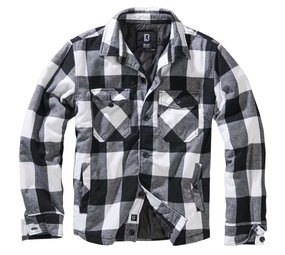 Brandit Lumberjacket Wit-Zwart Vest Heren