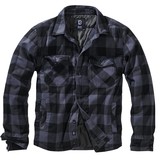 Brandit Lumberjacket Zwart Grijs Vest Heren