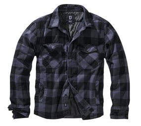 Brandit Lumberjacket Zwart Grijs Vest Heren