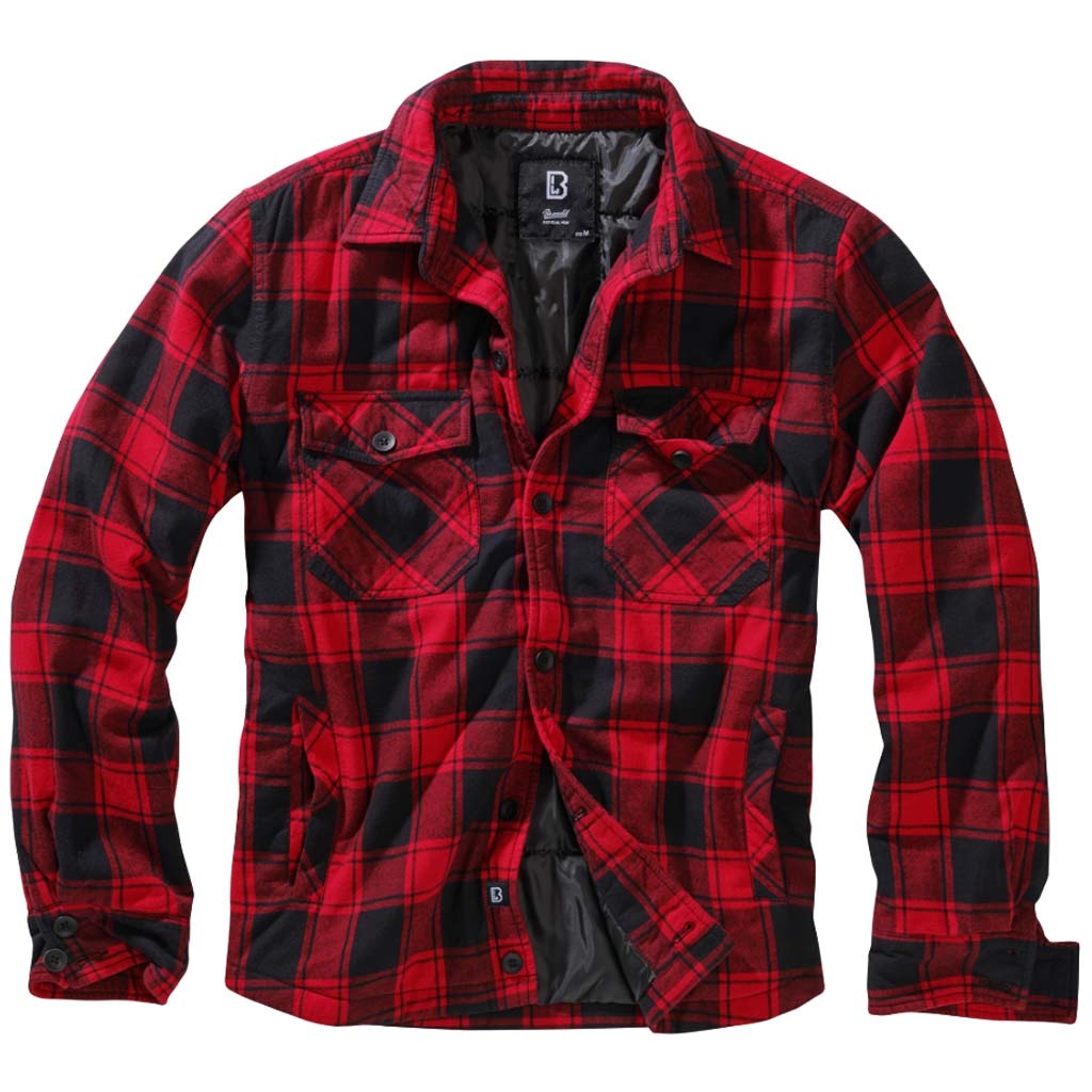 Lumberjacket Rood-Zwart Vest Heren