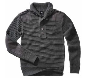 Brandit Alpin Pullover Antraciet Sweater Heren Brandit Alpin Pullover Antraciet Sweater Heren