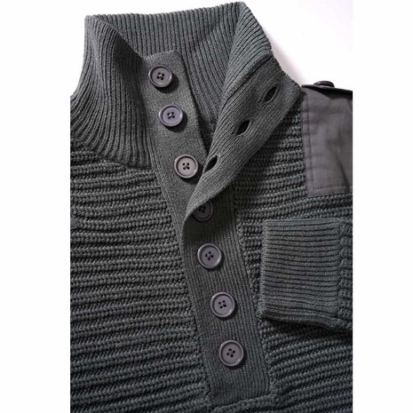 Brandit Alpin Pullover Antraciet Sweater Heren Brandit Alpin Pullover Antraciet Sweater Heren